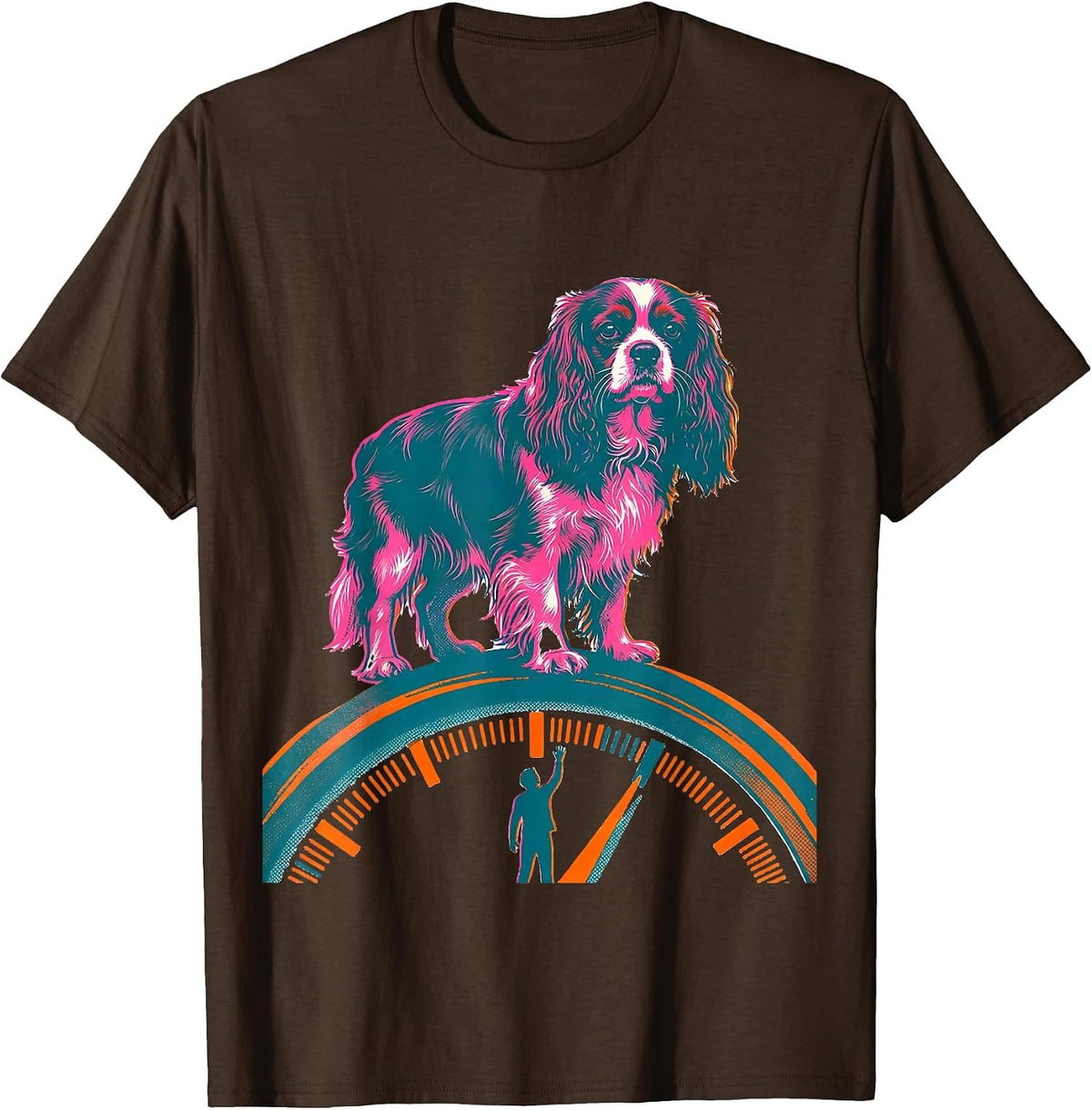 Cavalier King Charles Spaniel Dog Lover Humor T-Shirt - Brown