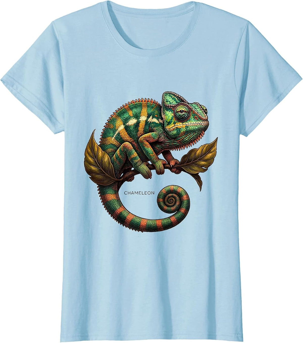 Chameleon Storybook Costume T-Shirt Halloween Animal T-Shirt - Baby Blue