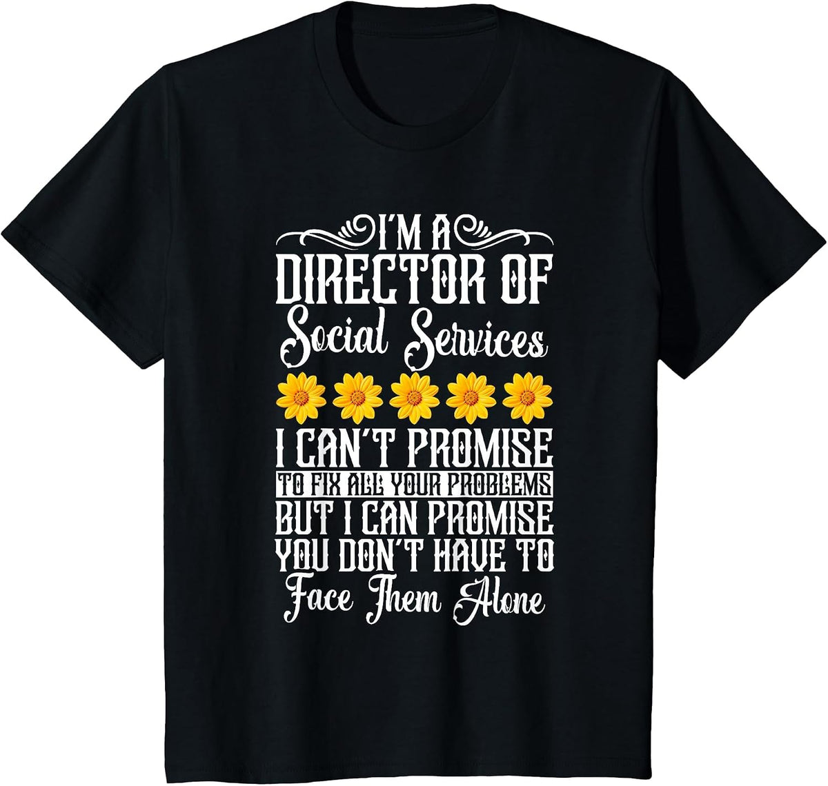 Social Worker Essentials Must Haves Social Services Director T-Shirt - Black