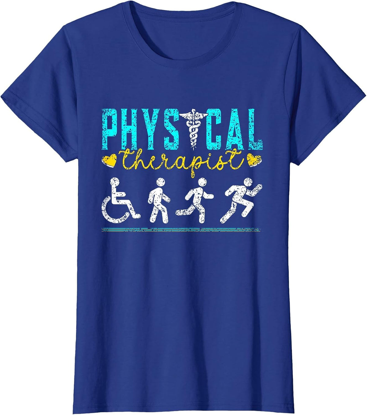 Physiotherapist Physio Physiotherapy Profession Physiotherapist T-Shirt - Royal Blue