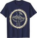 Cowboys and Tequila Boots Pouring Shot Graphic T-Shirt - Navy Blue