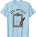 Men's I Cannot Fix On The Hour Literary Jane Austen Fan T-Shirt - Baby Blue