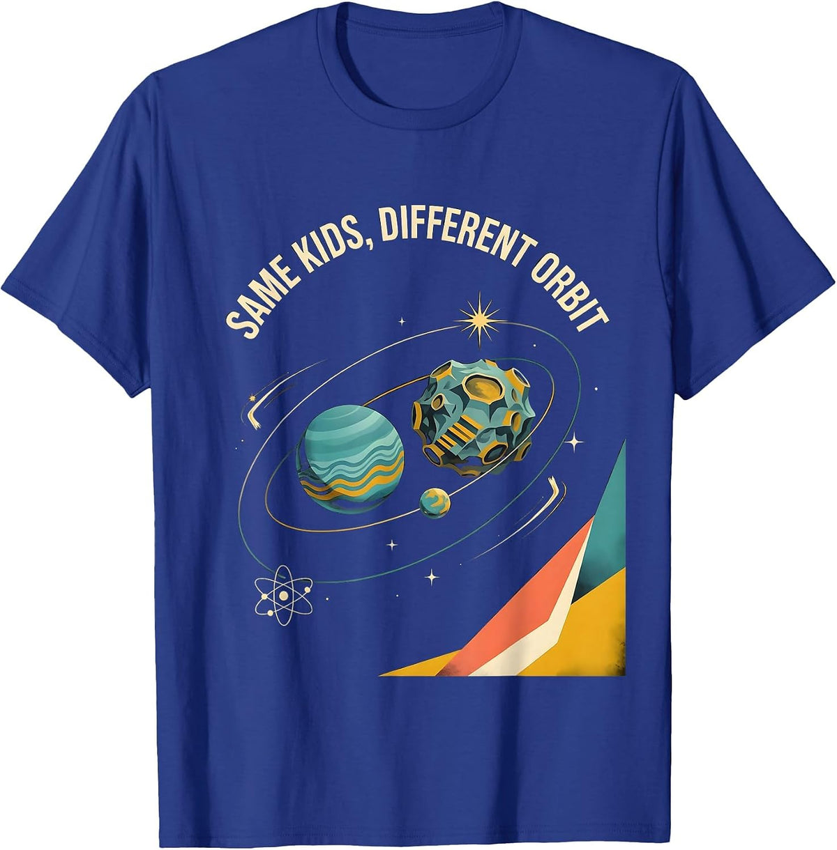 Same Kids Different Orbit Midcentury Modern Special Ed T-Shirt - Royal Blue