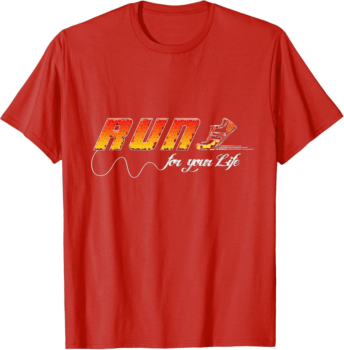 Funny Running Motivation Runner Humor 5K 10K Marathon Runner T-Shirt - Red