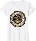 Women's Born A Cowgirl Always Western Spirit Design T-Shirt - White
