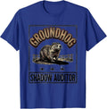 Groundhog Shadow Auditor Funny Groundhog Day Vintage Humor T-Shirt - Royal Blue