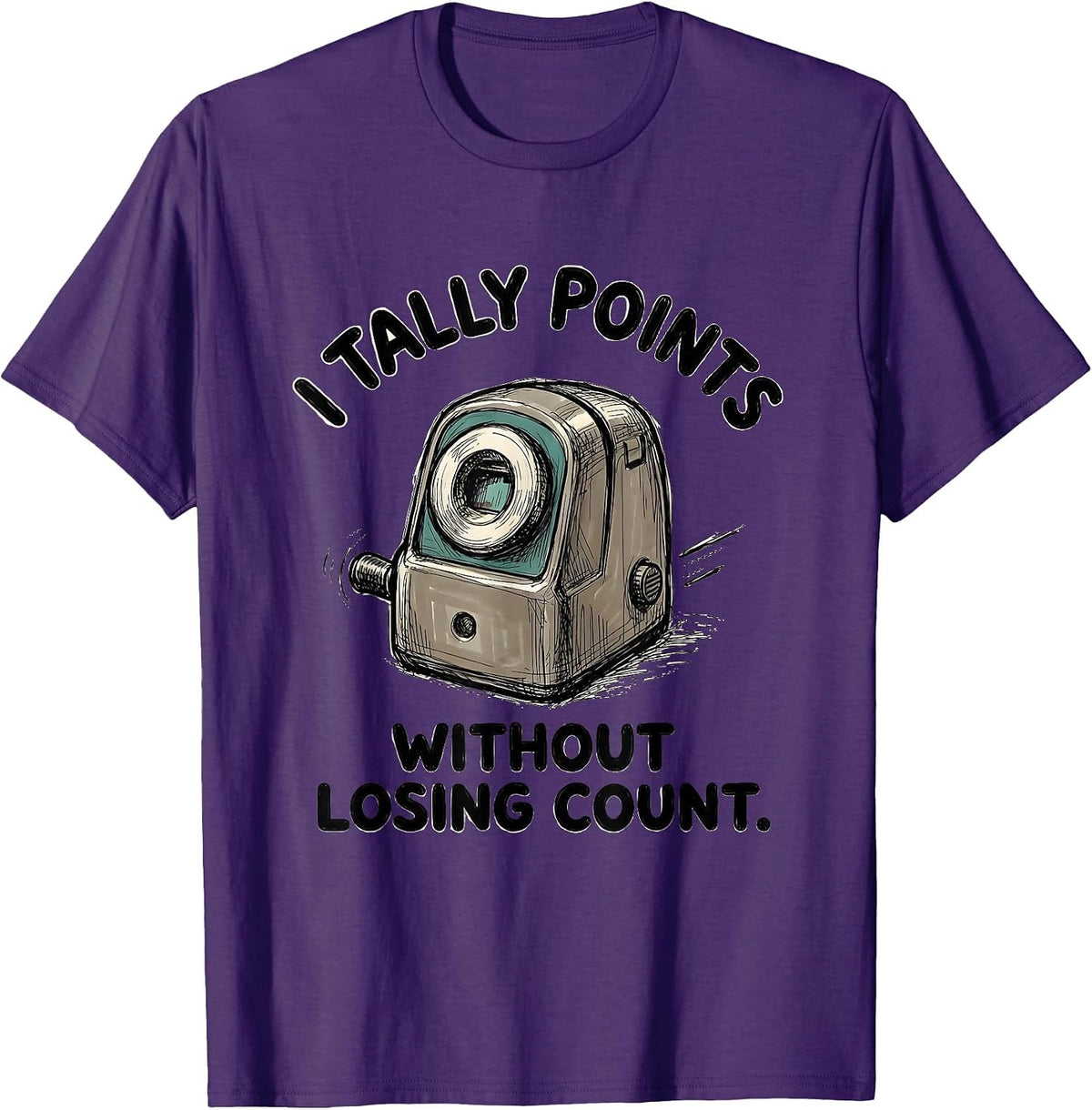 Men's I Tally Points Without Losing Count Funny Special Education T-Shirt - Purple