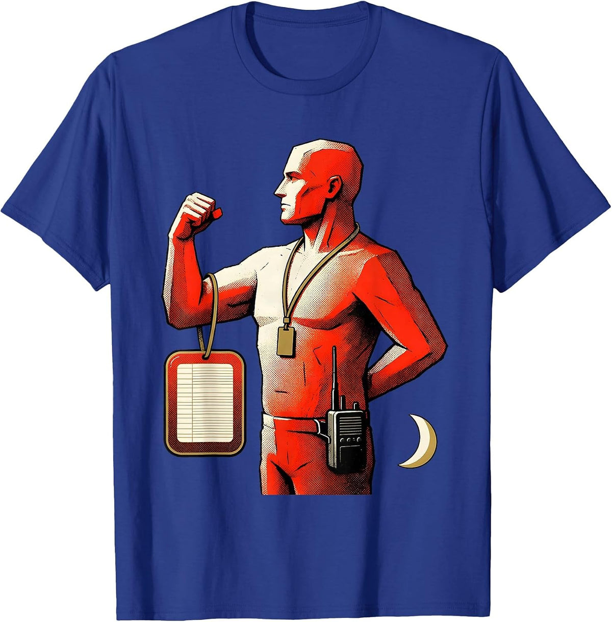 Para Normal Activities Support Figure Funny Paraprofessional T-Shirt - Royal Blue
