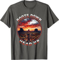 Boots Down Head Up Cowgirl Western Design T-Shirt - Asphalt Grey
