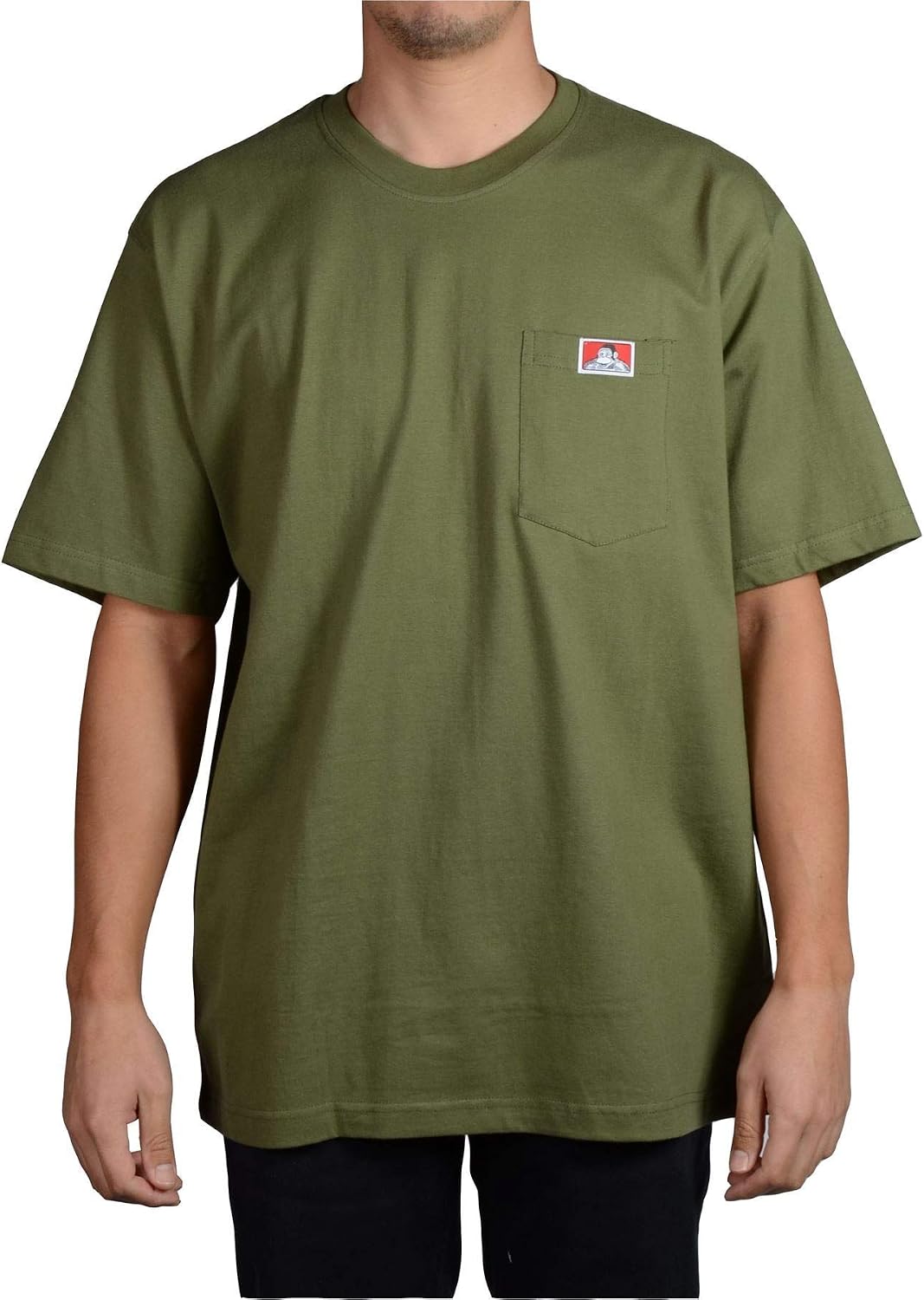 Heavy Duty Short Sleeve Pocket T-Shirt - Olive