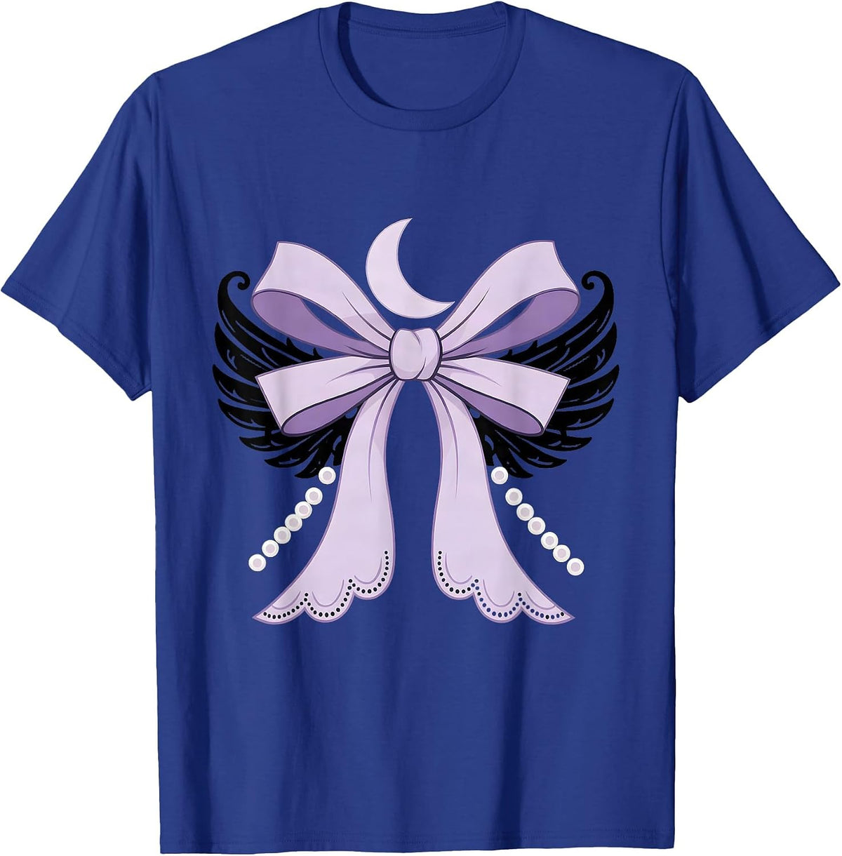 Mardi Gras Crescent Moon New Orleans Balcony T-Shirt - Royal Blue