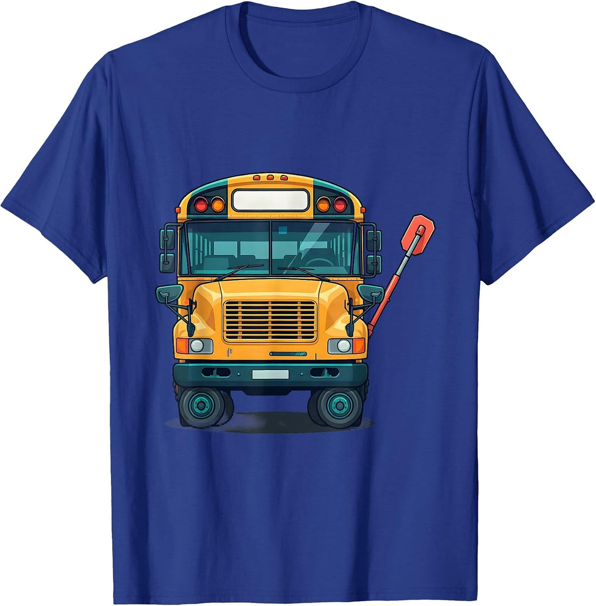 School Bus Driver Costume Halloween Humor T-Shirt - Royal Blue