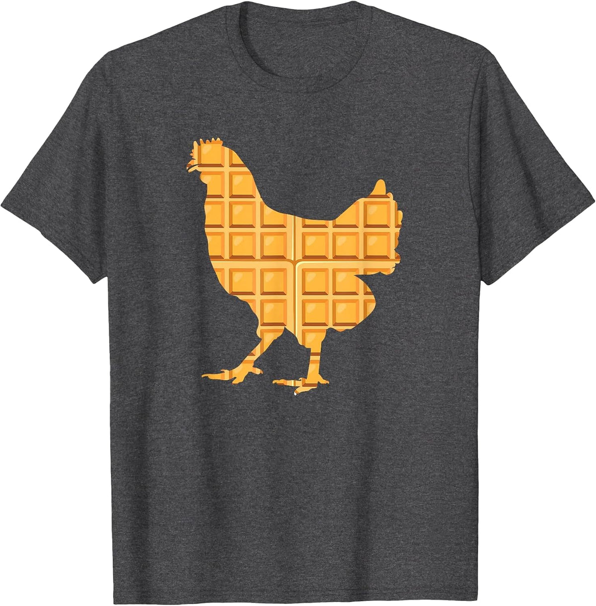 Chicken Waffles for Chicken & Waffle Lover T-Shirt - Dark Heather Grey
