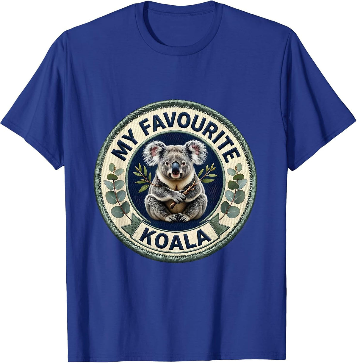 Men's My Favourite Koala Cute Kawaii Koala Lover Animal Humor T-Shirt - Royal Blue