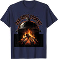 One More Cookout Sign Painter BBQ Grill Dad Humor T-Shirt - Navy Blue