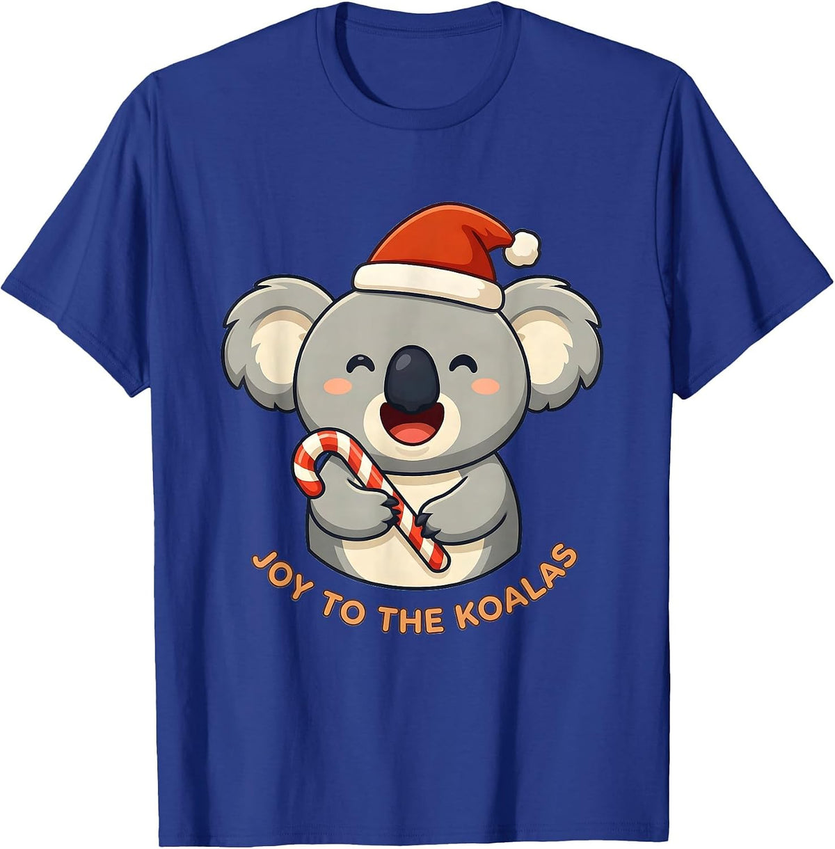Men's Joy To The Koalas Cute Kawaii Koala Lover Christmas Pun T-Shirt - Royal Blue