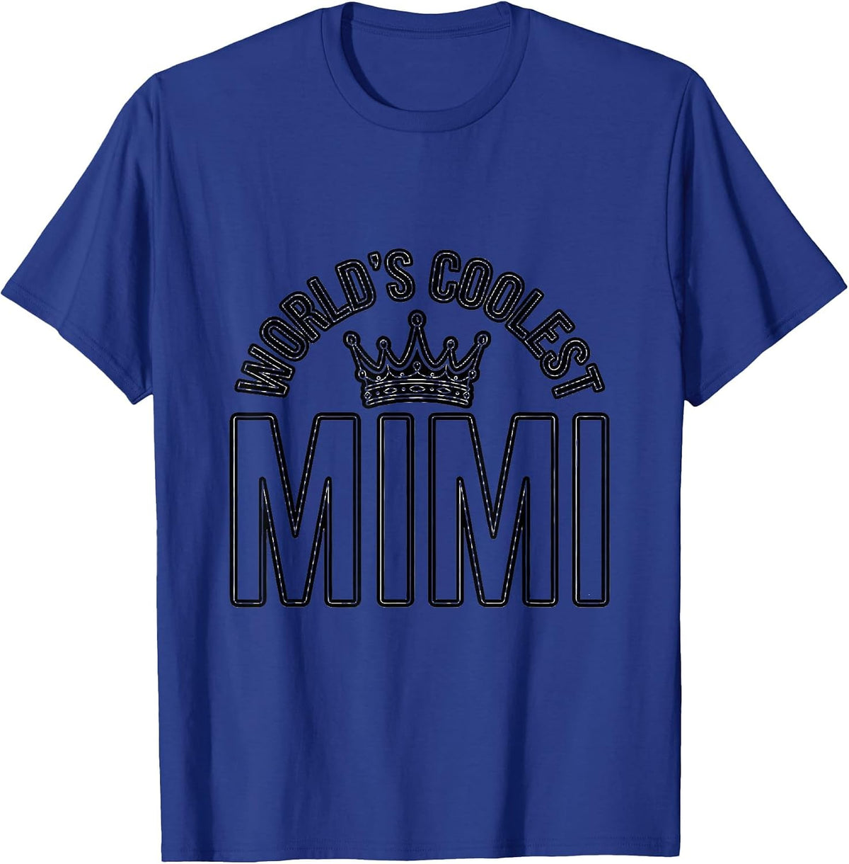 World's Coolest Mimi Grandmother Pride Design T-Shirt - Royal Blue
