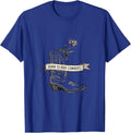 Born to Ride Cowboys Western Cowgirl Design T-Shirt - Royal Blue