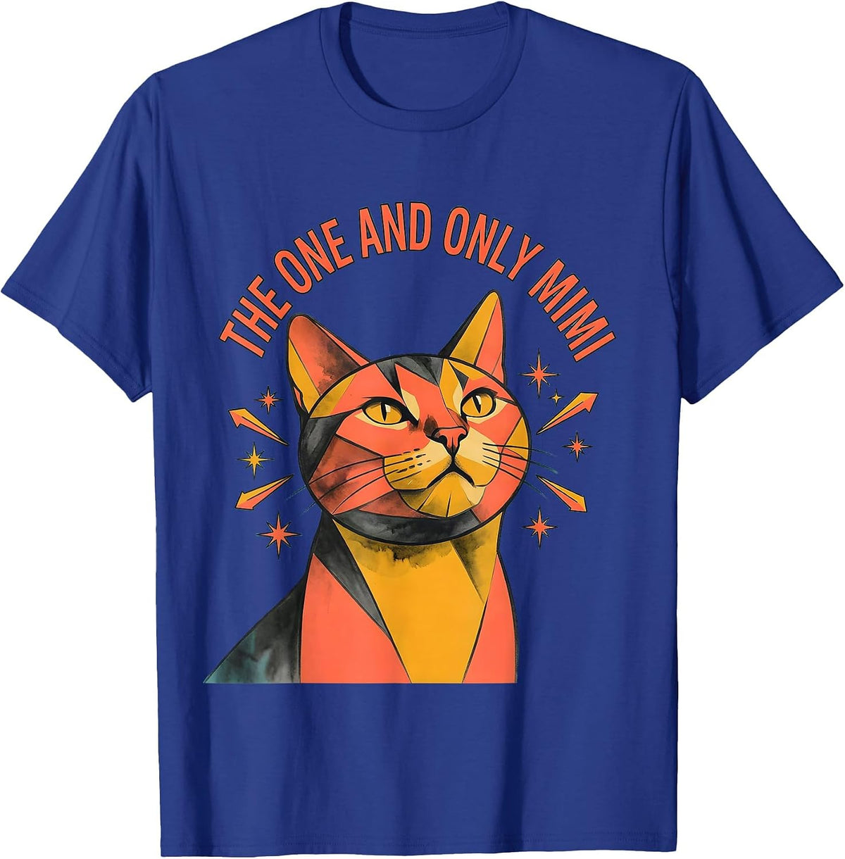 Men's The One and Only Mimi Grandma Gift Design T-Shirt - Royal Blue