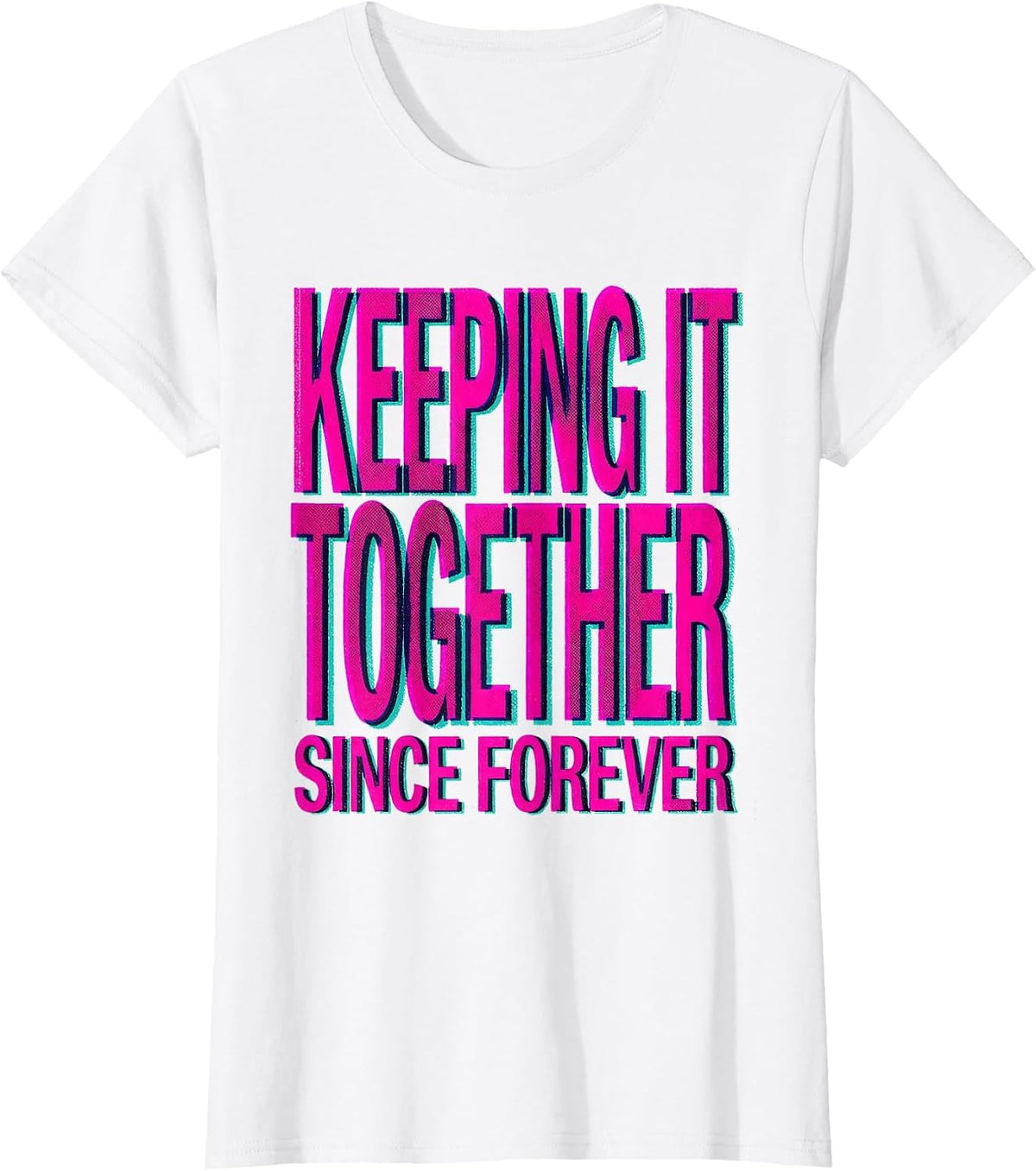 Keeping It Together Since Forever Middle School Teacher T-Shirt - White