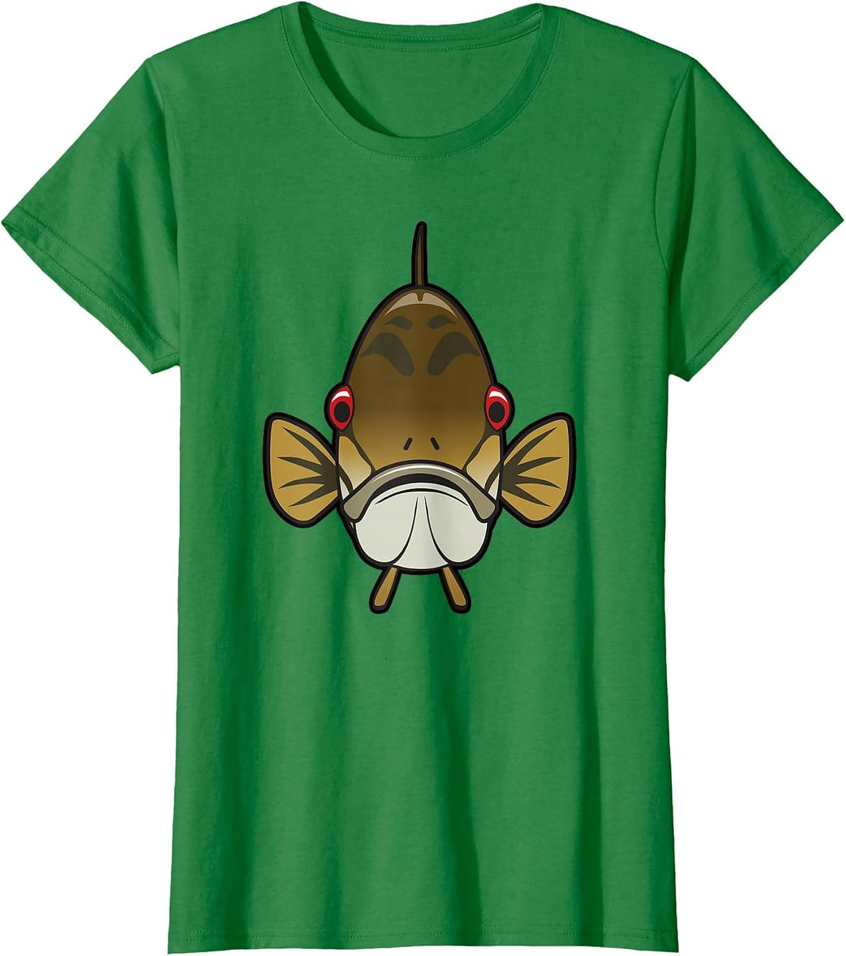 Fishing Forward Smallmouth Bass T-Shirt T-Shirt - Kelly Green