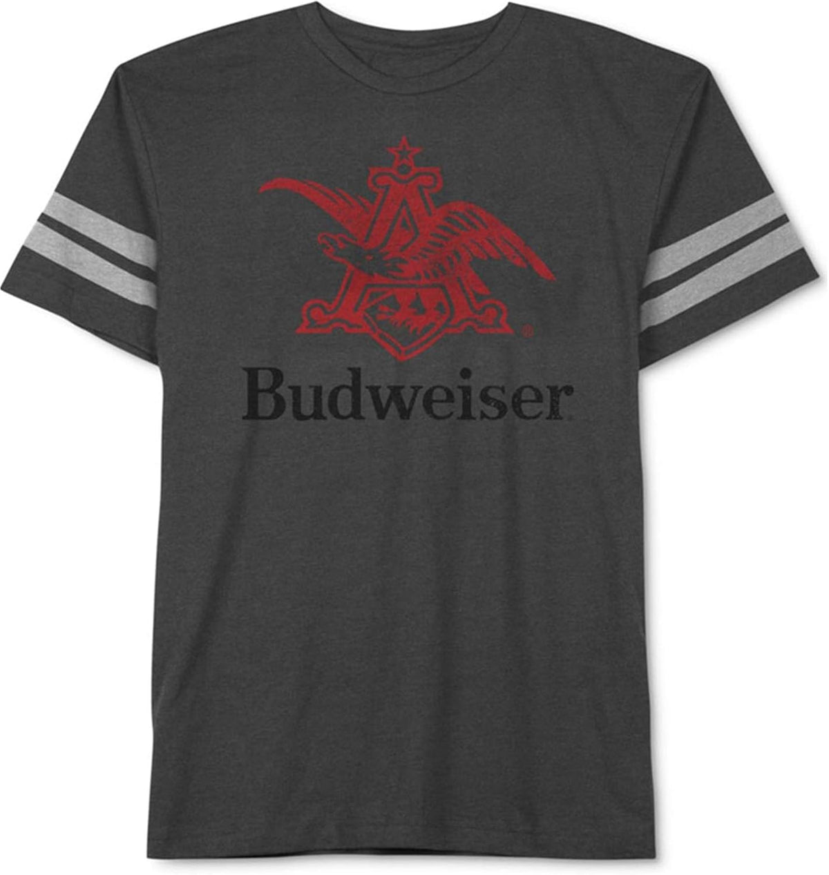 JEM Mens Logo Graphic T-Shirt - Charcoalhtrwh
