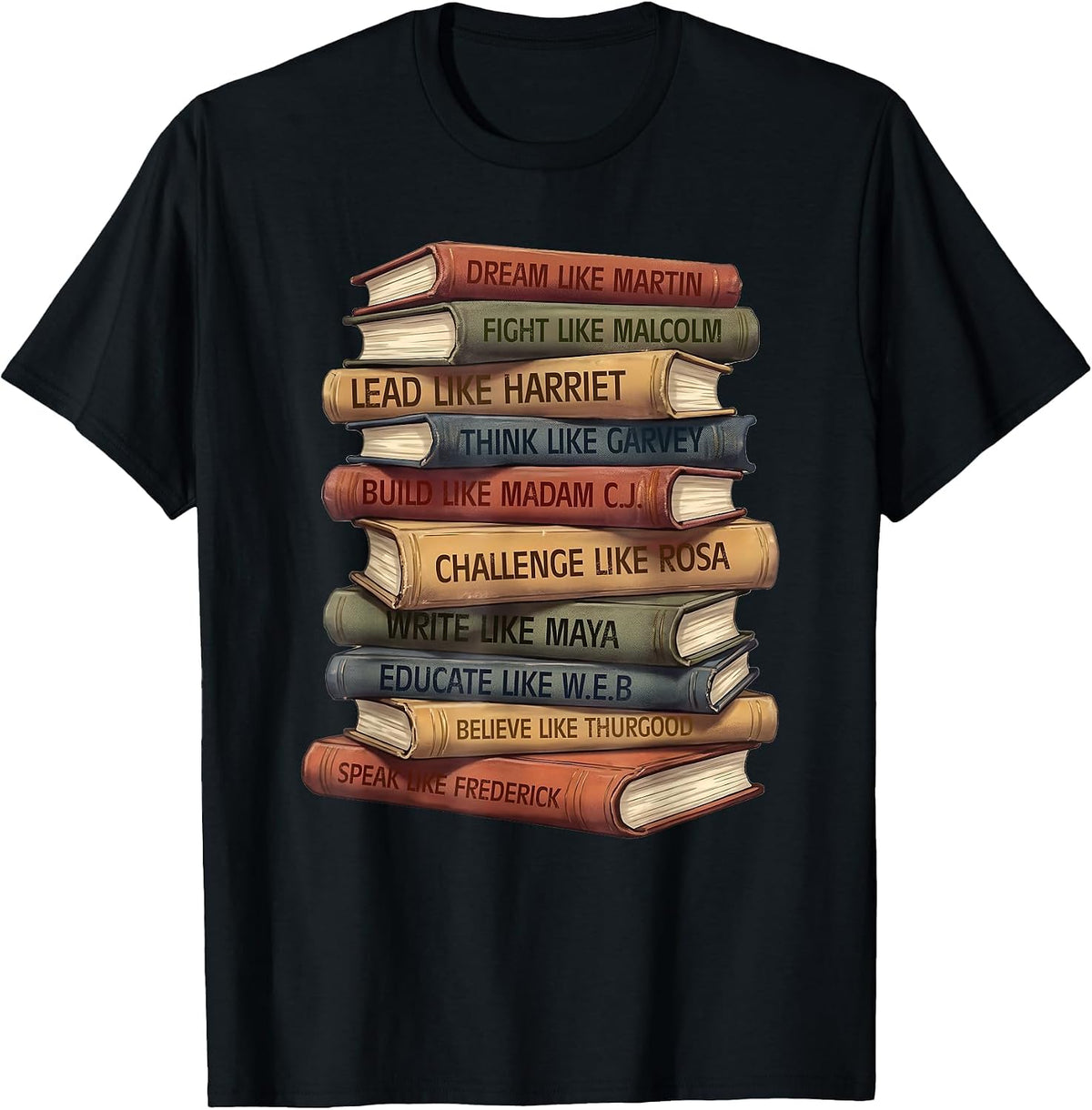 Black History Month African American Teachers Students T-Shirt - Black