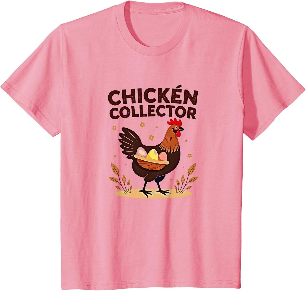 Mademark Chickens & Roosters T-Shirt - Pink-chicken Collector Funny Farm Lover Rooster Egg Collector