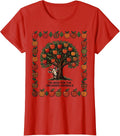 Women's I'm Here For The Orchard Animals Funny Apple Picking Family T-Shirt - Red