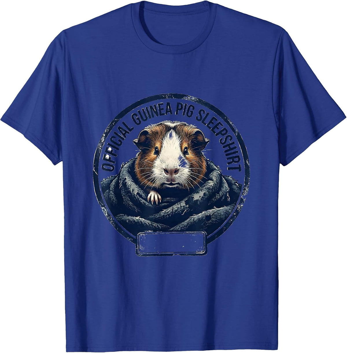 Official Guinea Pig Sleepshirt Cute Animal Lover Pajama Top T-Shirt - Royal Blue