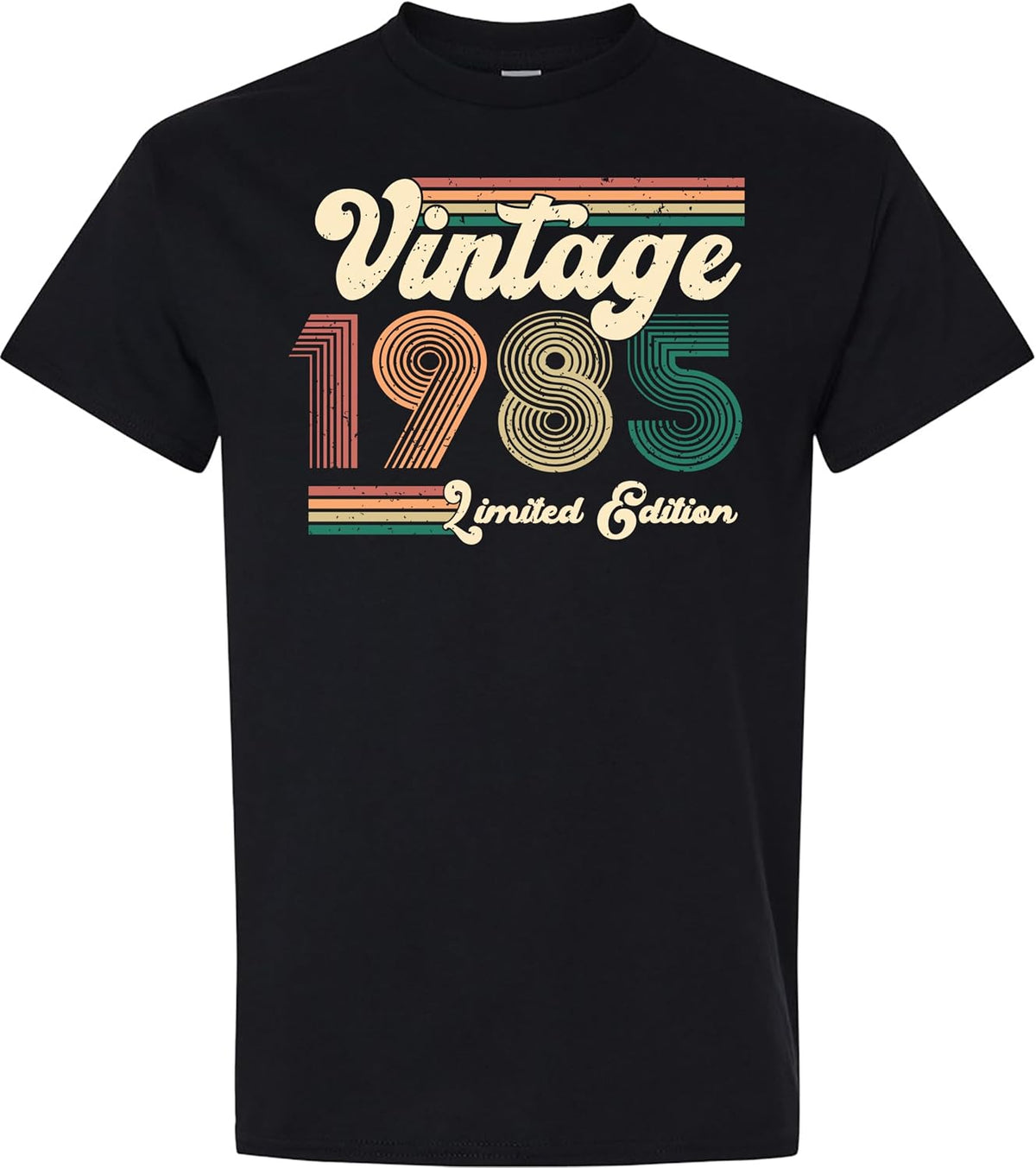 Vintage 1985 Limited Edition Retro Graphic T-Shirt – Birthday Gift for Men or Women - Black