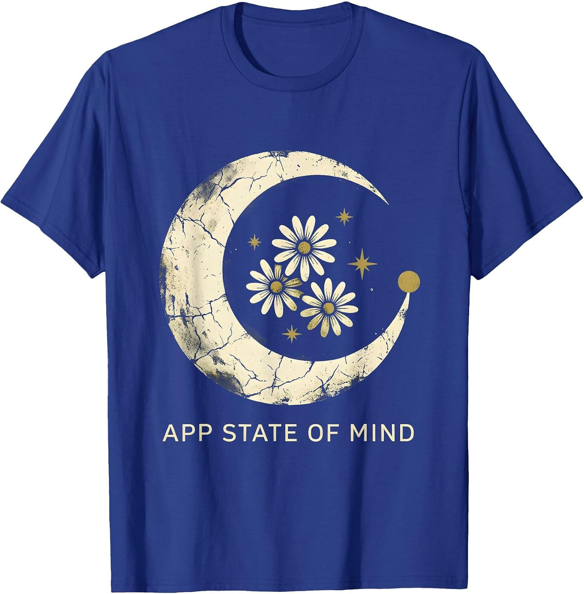 App State of Mind Graphic Design T-Shirt - Royal Blue