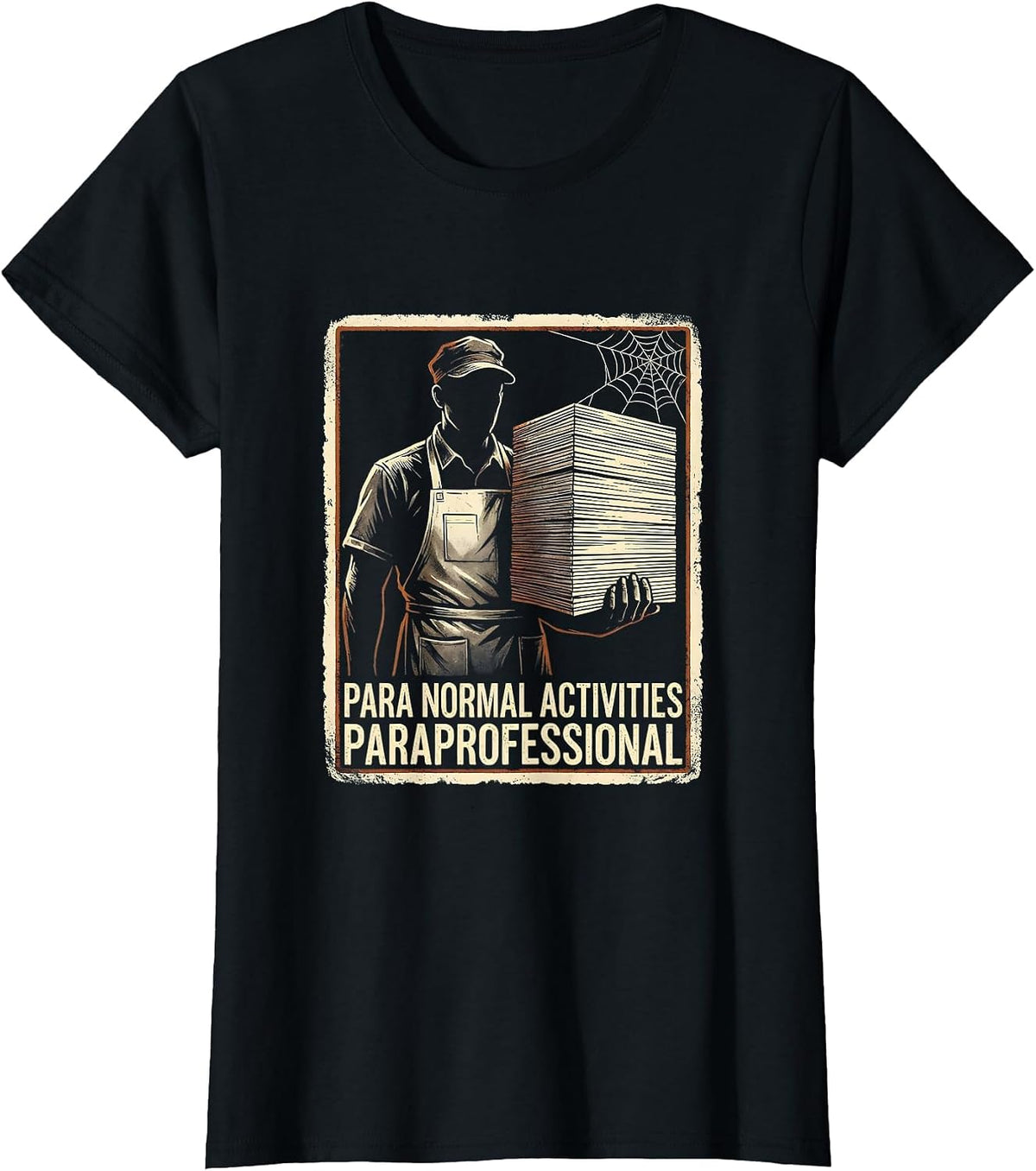 Para Normal Activities Paraprofessional Funny T-Shirt - Black