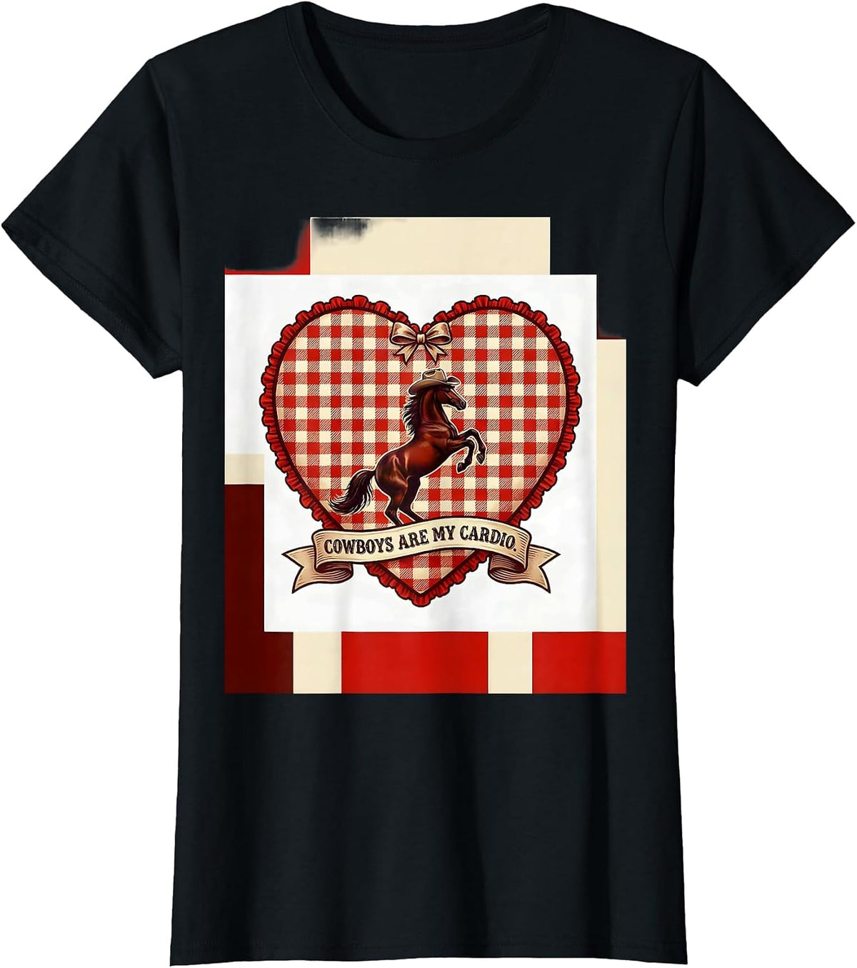 Cowboys Are My Cardio Save A Horse Ride A Cowboy T-Shirt - Black