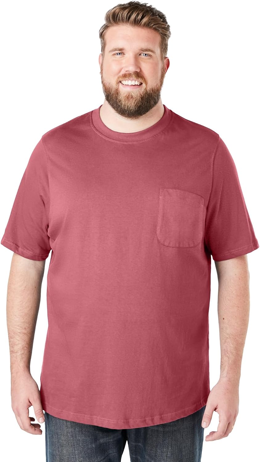 Boulder Creek Heavyweight Pocket Crewneck T-Shirt - Dark Salmon