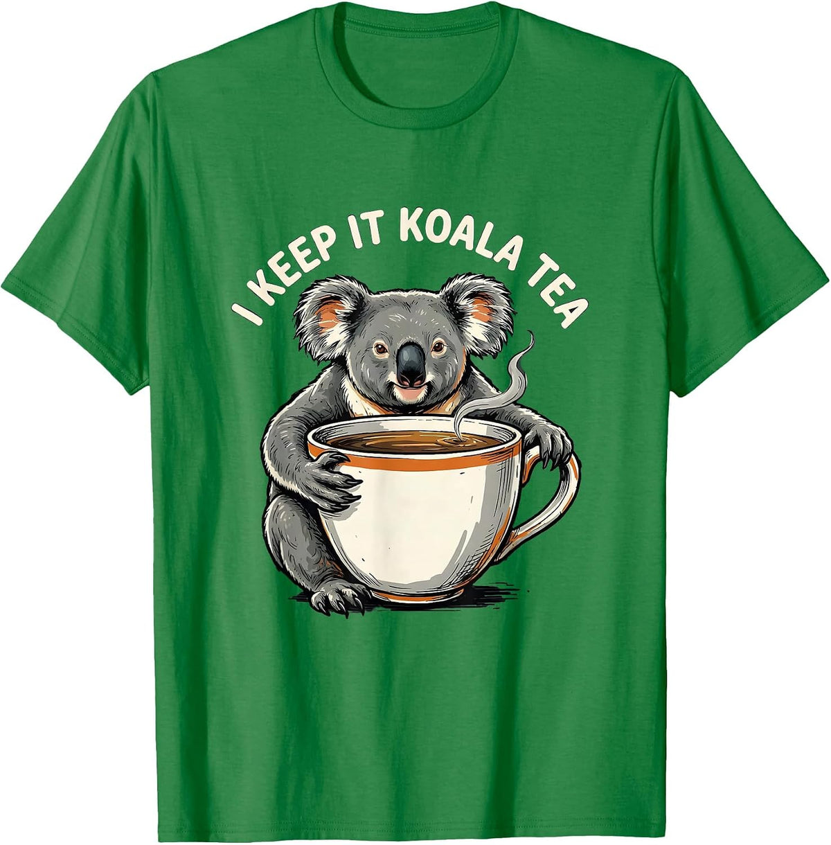 Men's I Keep It Koala Tea Funny Koala Pun Animal Lover Gift T-Shirt - Kelly Green