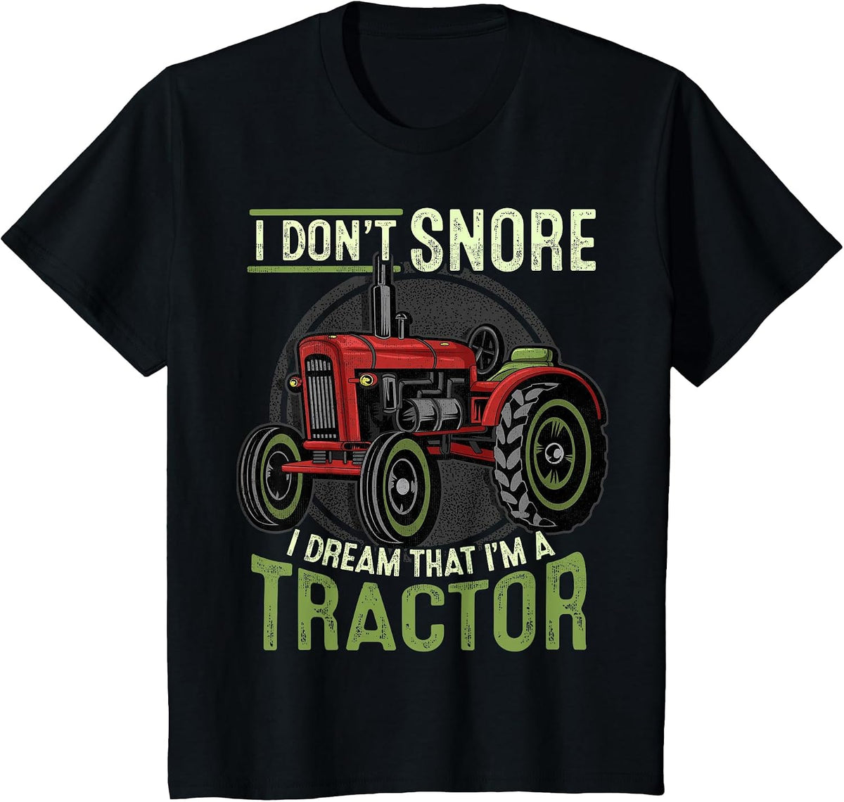 Tractor Farmer Rancher Tractors T-Shirt - Black