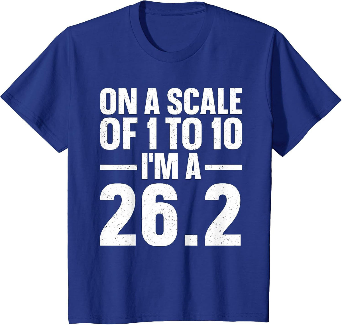 Cool Marathon Runner Design for Men Women Marathon Running T-Shirt - Royal Blue
