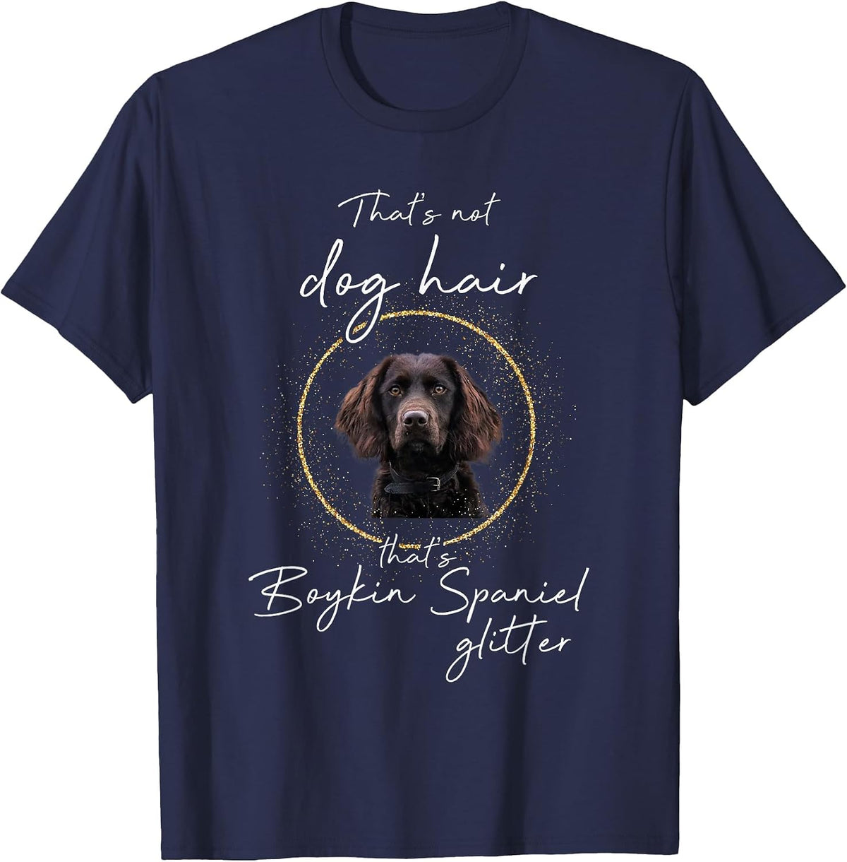 Boykin Spaniel T-Shirt - Navy Blue