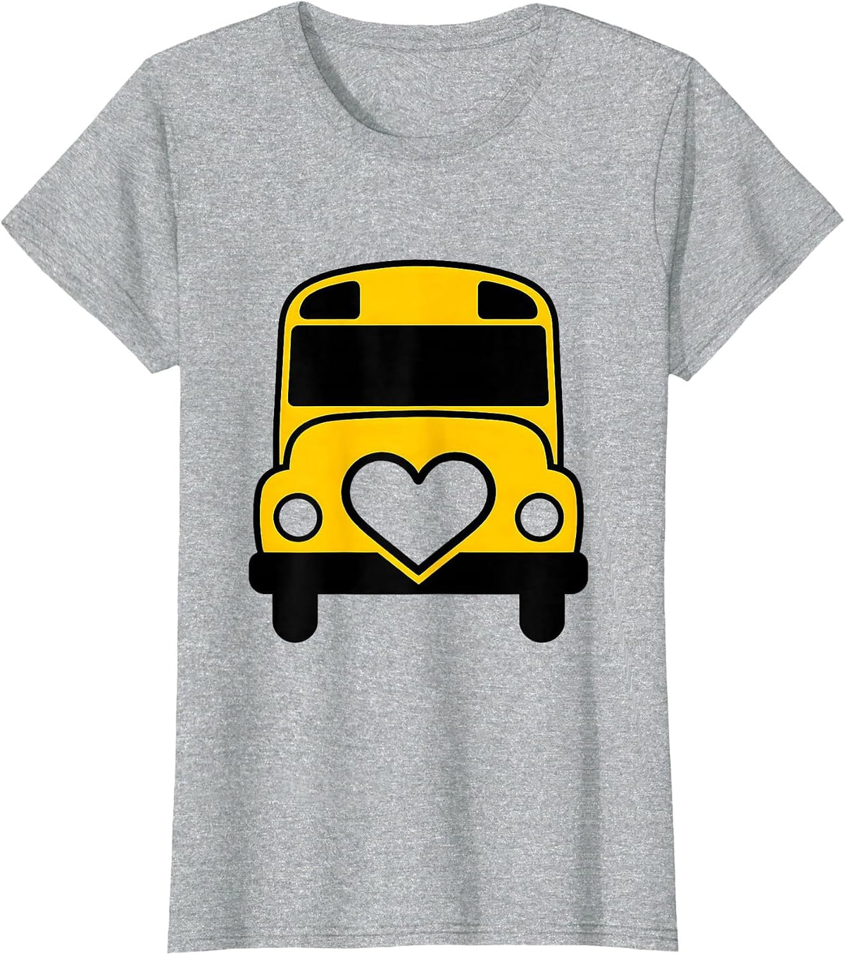 School Bus Driver Halloween Costume Novelty Humor T-Shirt - Heather Grey