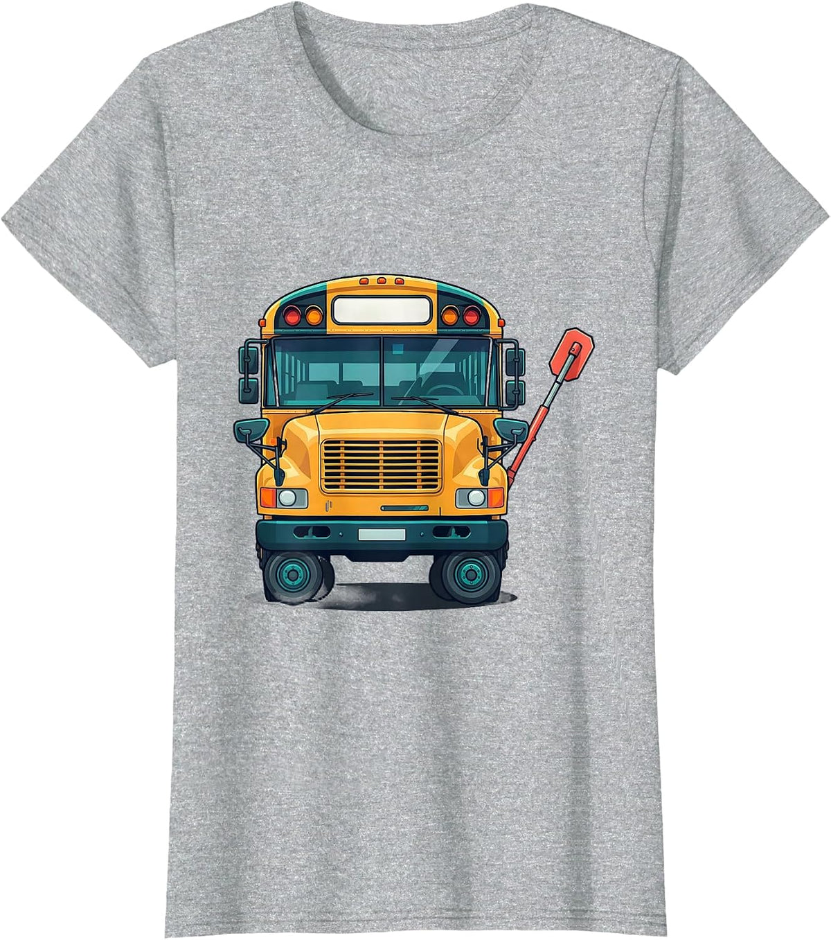 School Bus Driver Costume Halloween Humor T-Shirt - Heather Grey