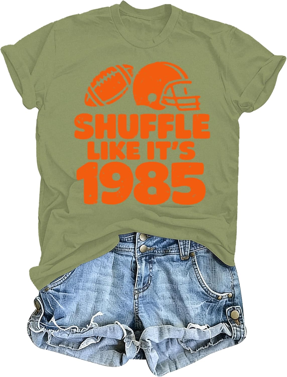 Shuffle Like It's 1985 Shirt Shuffle Like It's 1985 Tshirt - Crewneck Green