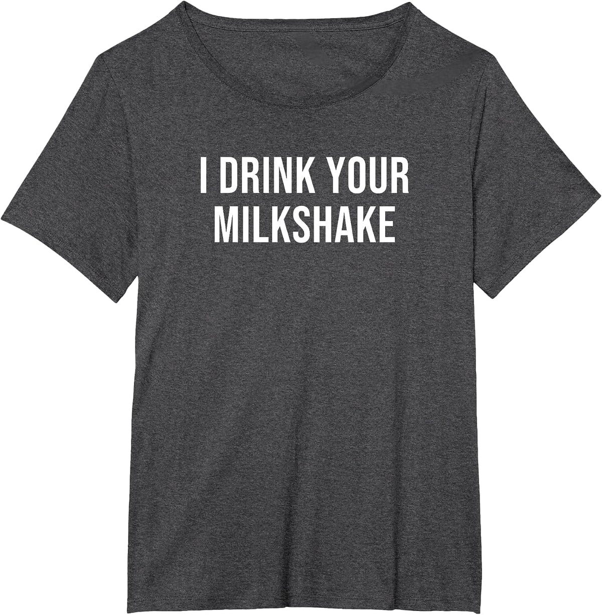 I Drink Your Milkshake Funny Movie T-Shirt - Dark Heather Grey