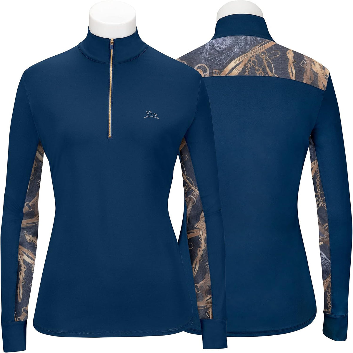 R.J. Classics Ladies' Ella Long Sleeve Training Shirt with 37.5 Temperature Regulating Technology - Midnight