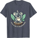 Koala Me In The Morning Cute Koala Lover Pun Humor T-Shirt - Heather Blue