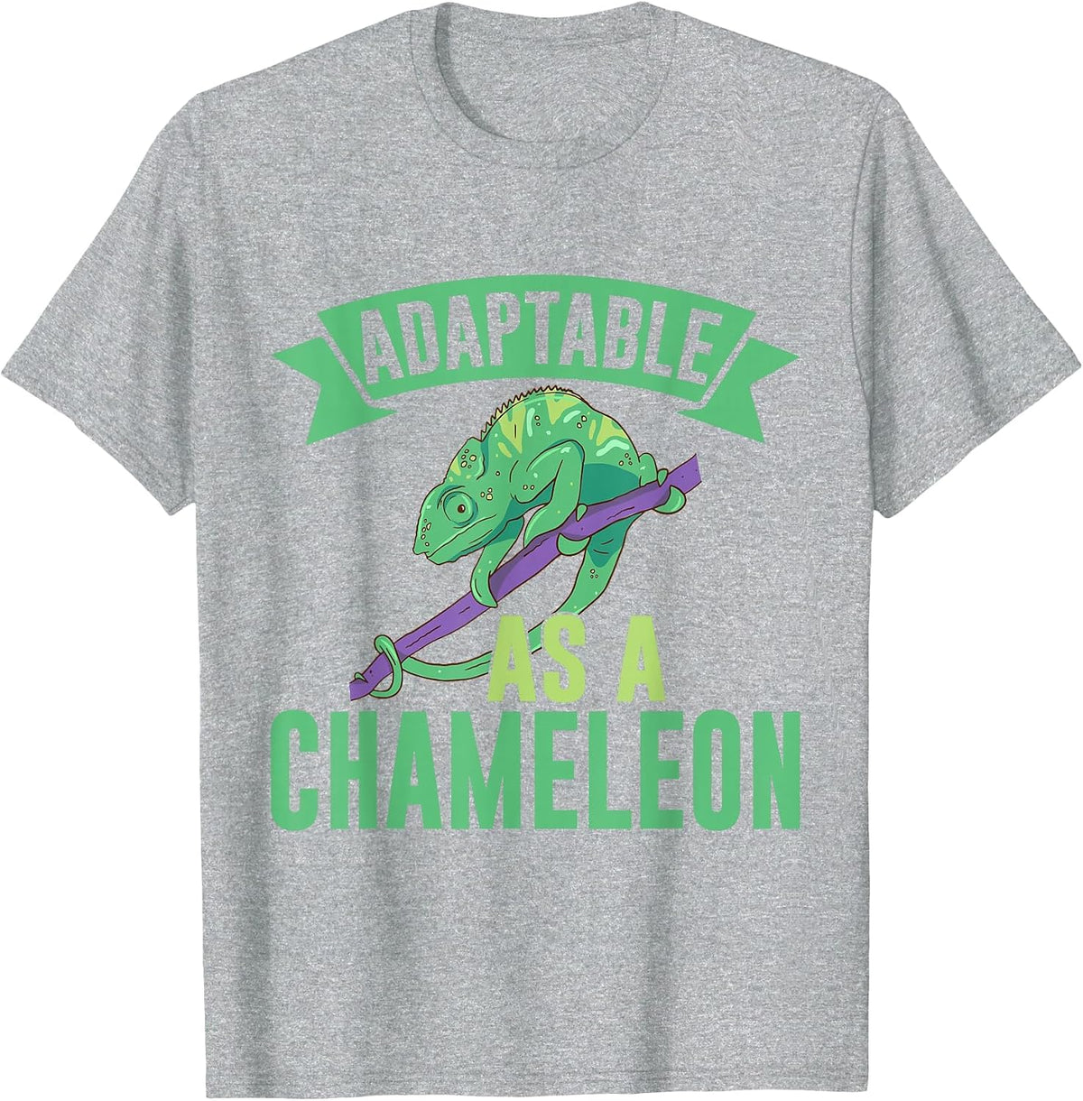 Adaptable as a Chameleon T-Shirt - Heather Grey