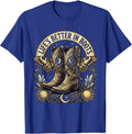 Life's Better In Boots Cowgirl Design T-Shirt - Royal Blue