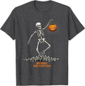 Men's Dry Bones Come to Life Again Christian Skeleton Halloween T-Shirt - Dark Heather Grey