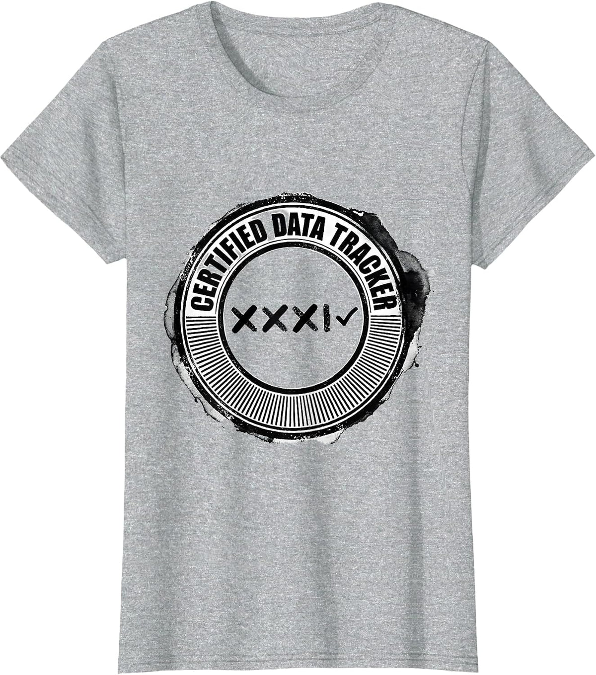 Certified Data Tracker Special Education Teacher T-Shirt - Heather Grey