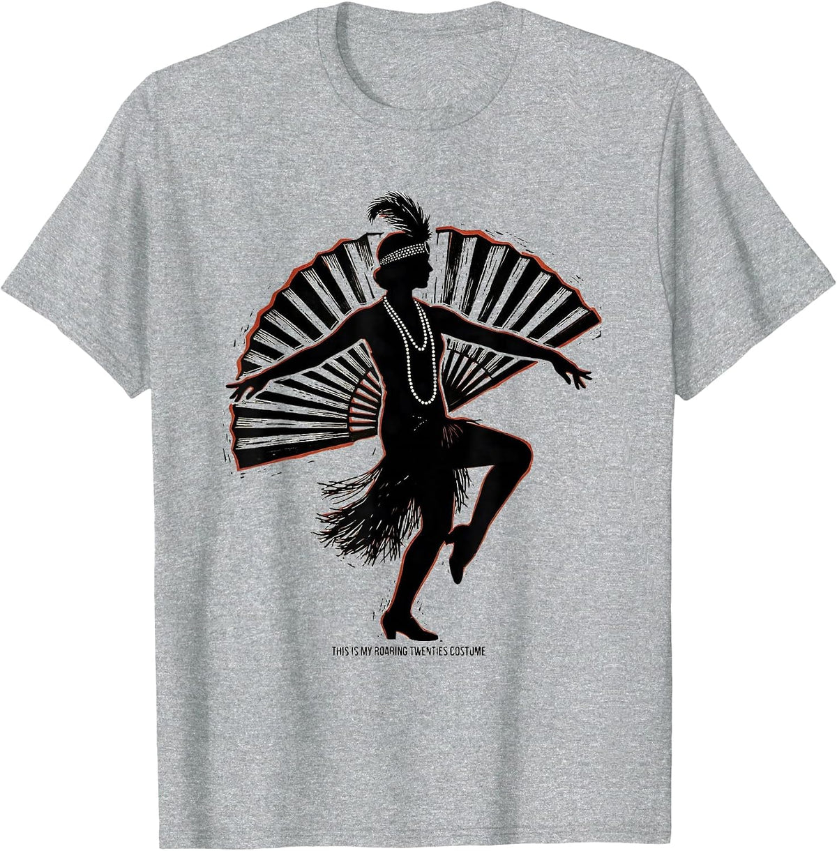 Men's This Is My Roaring Twenties Costume Vintage Flapper Party T-Shirt - Heather Grey